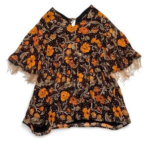 Verb for Anthropologie Beaded Floral Dress